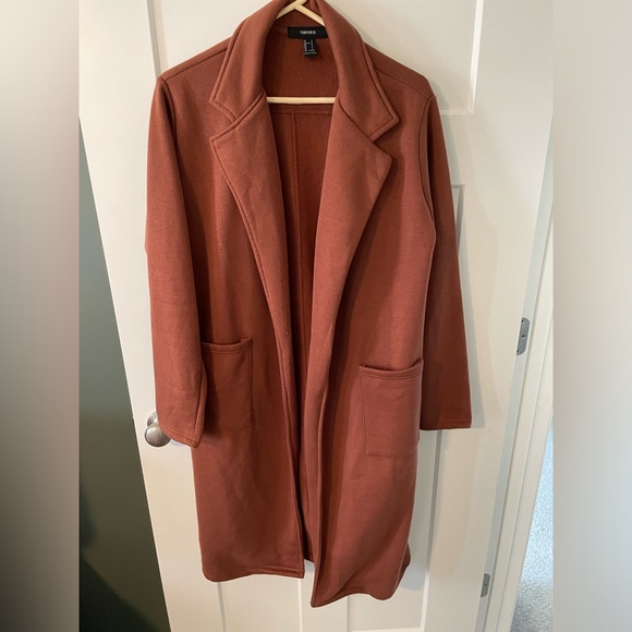 Forever 21 shacket - burnt orange size L - Picture 1 of 3